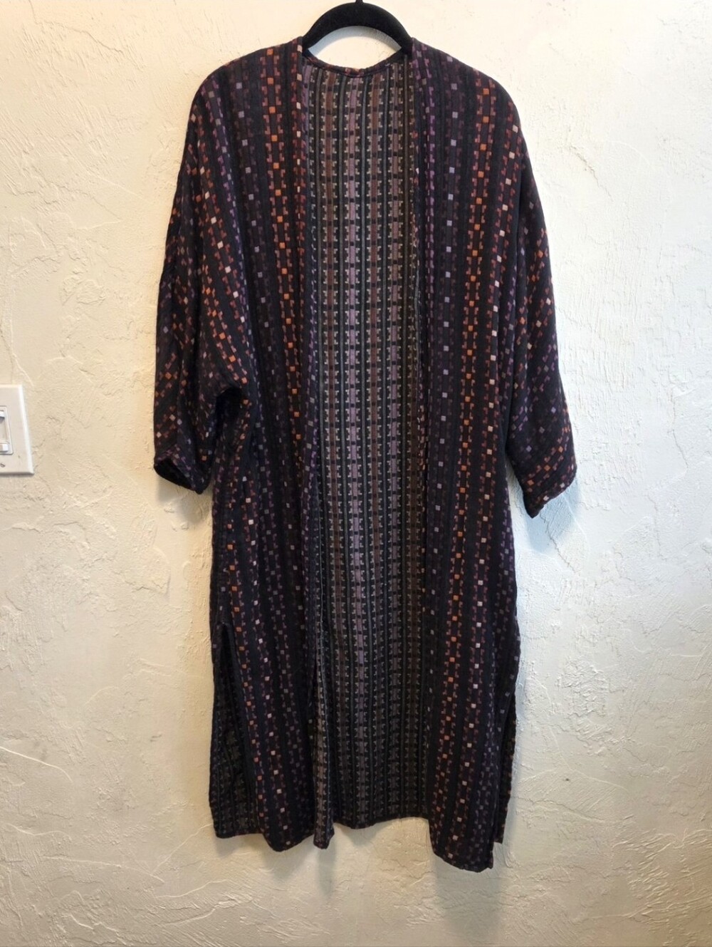 Ace & Jig Calico/Mardi Gras Reversible Duster S